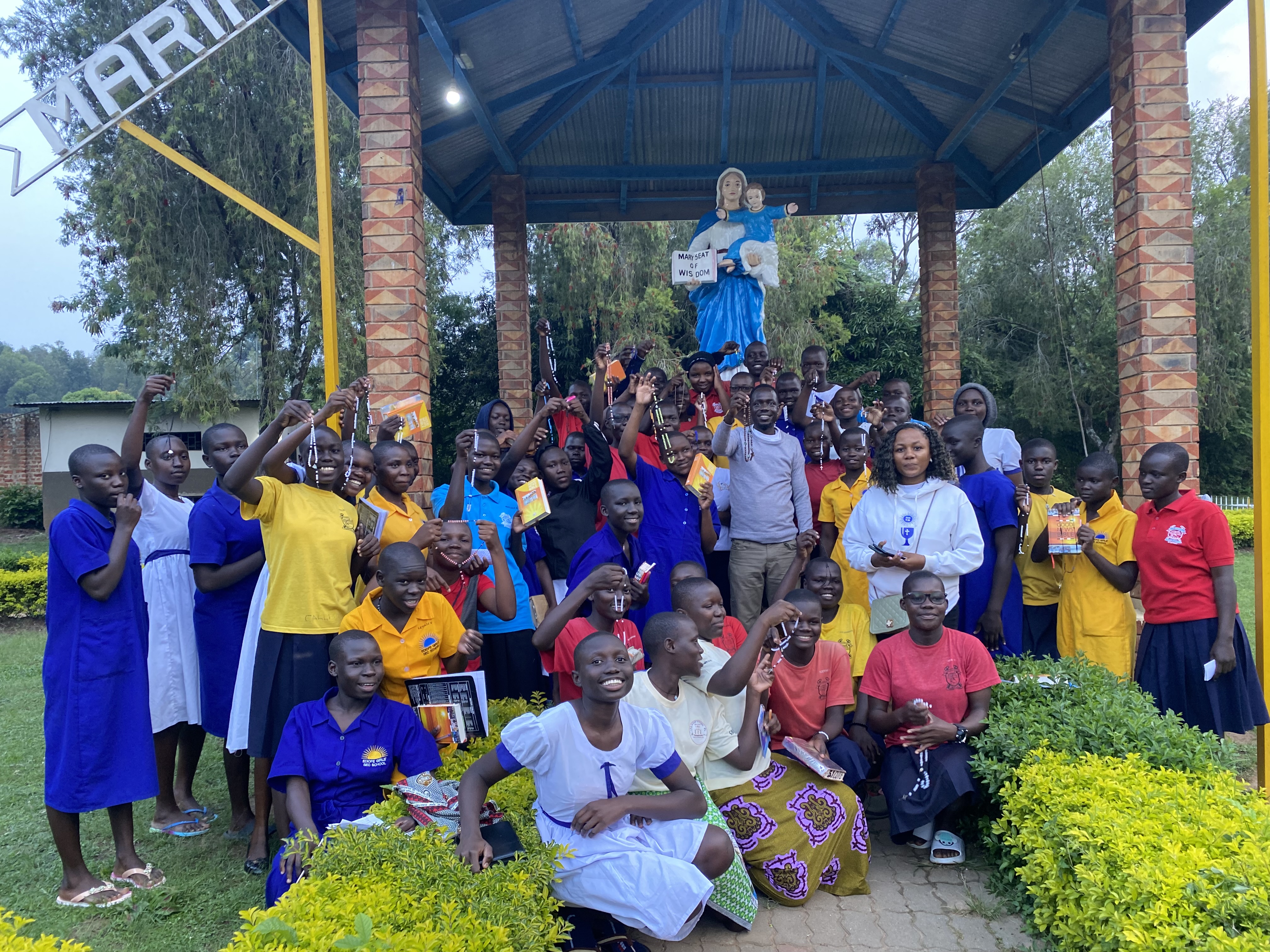 We visited St. Mary’s Ediofe girls 