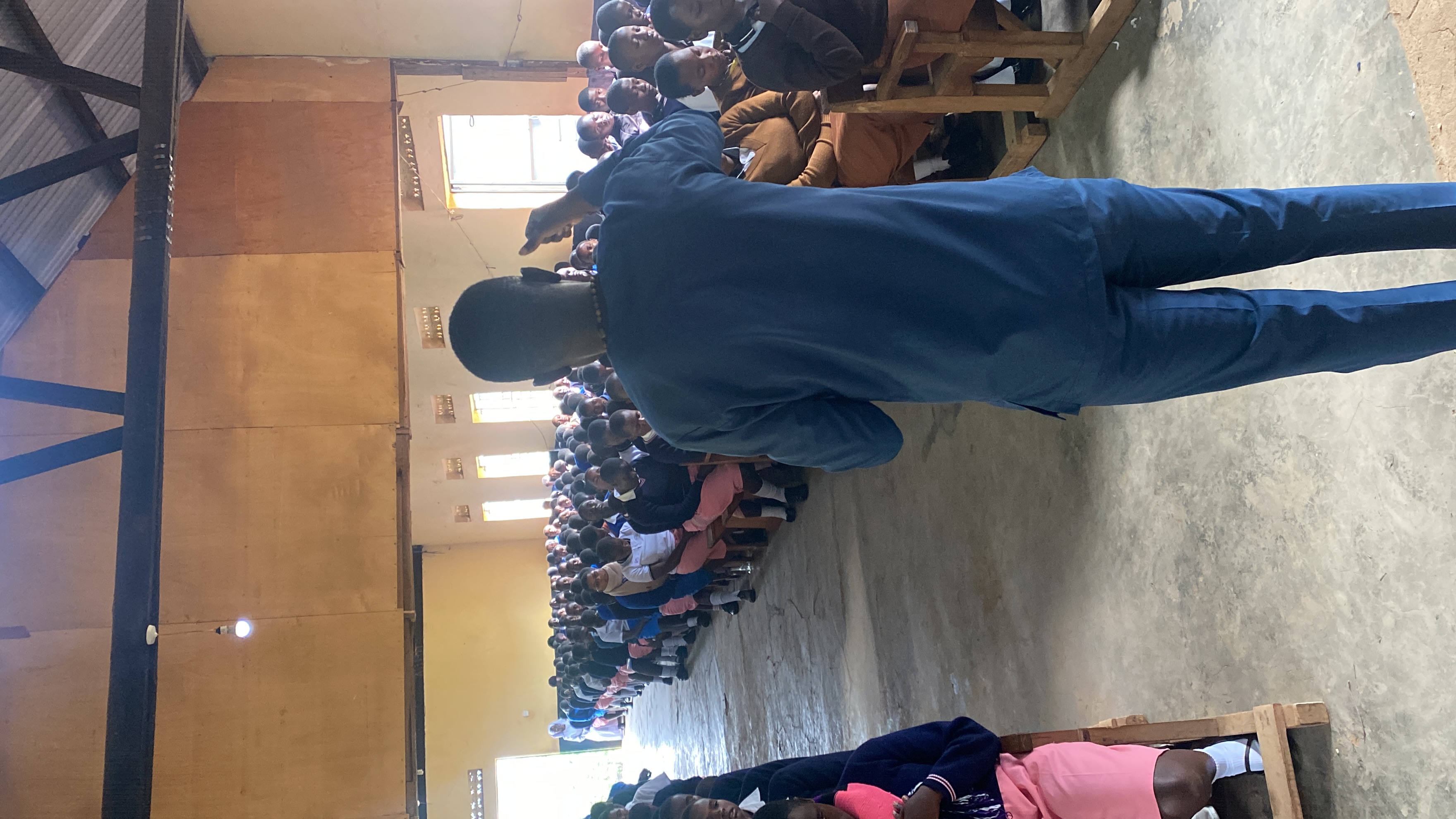 Visiting St. Theresa girls Kabale 