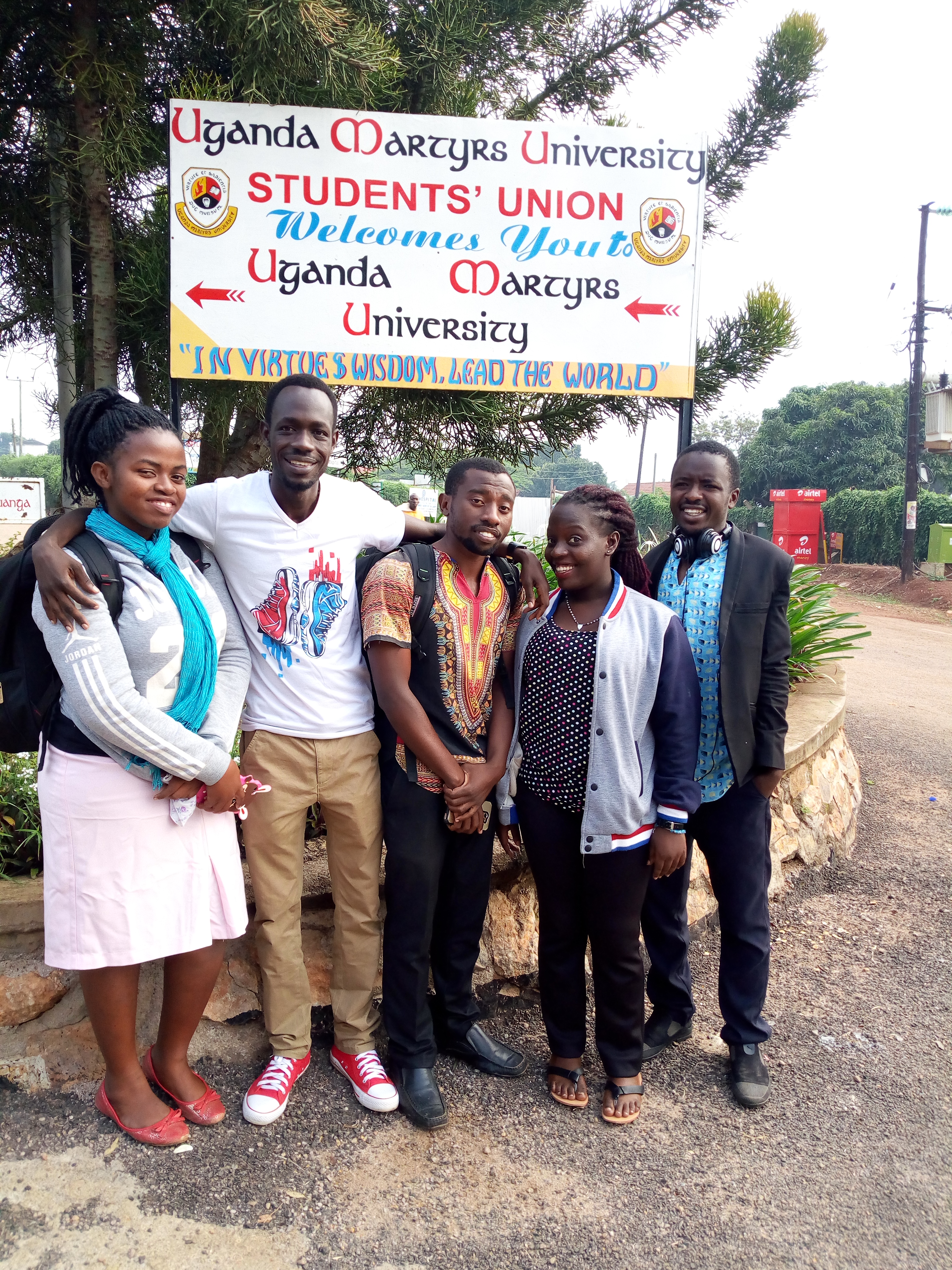 Candlelight overnight in Nkozi University
